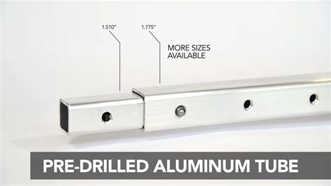 metal box tube with attached foot|aluminum box tube dimensions.